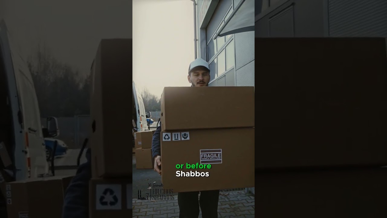 Sending or ordering an overnight package to be delivered on Shabbos.