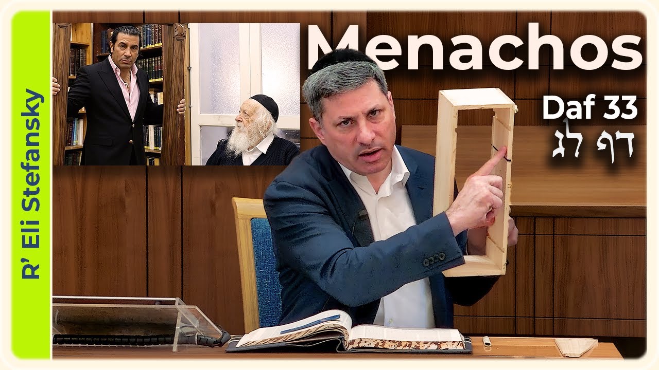 Daf Yomi Menachos Daf 33 by R' Eli Stefansky