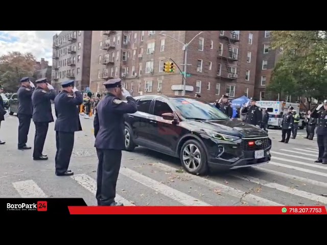 A large Levaye took place Friday morning for NYPD Chief Chaplain Rabbi Alvin Kass