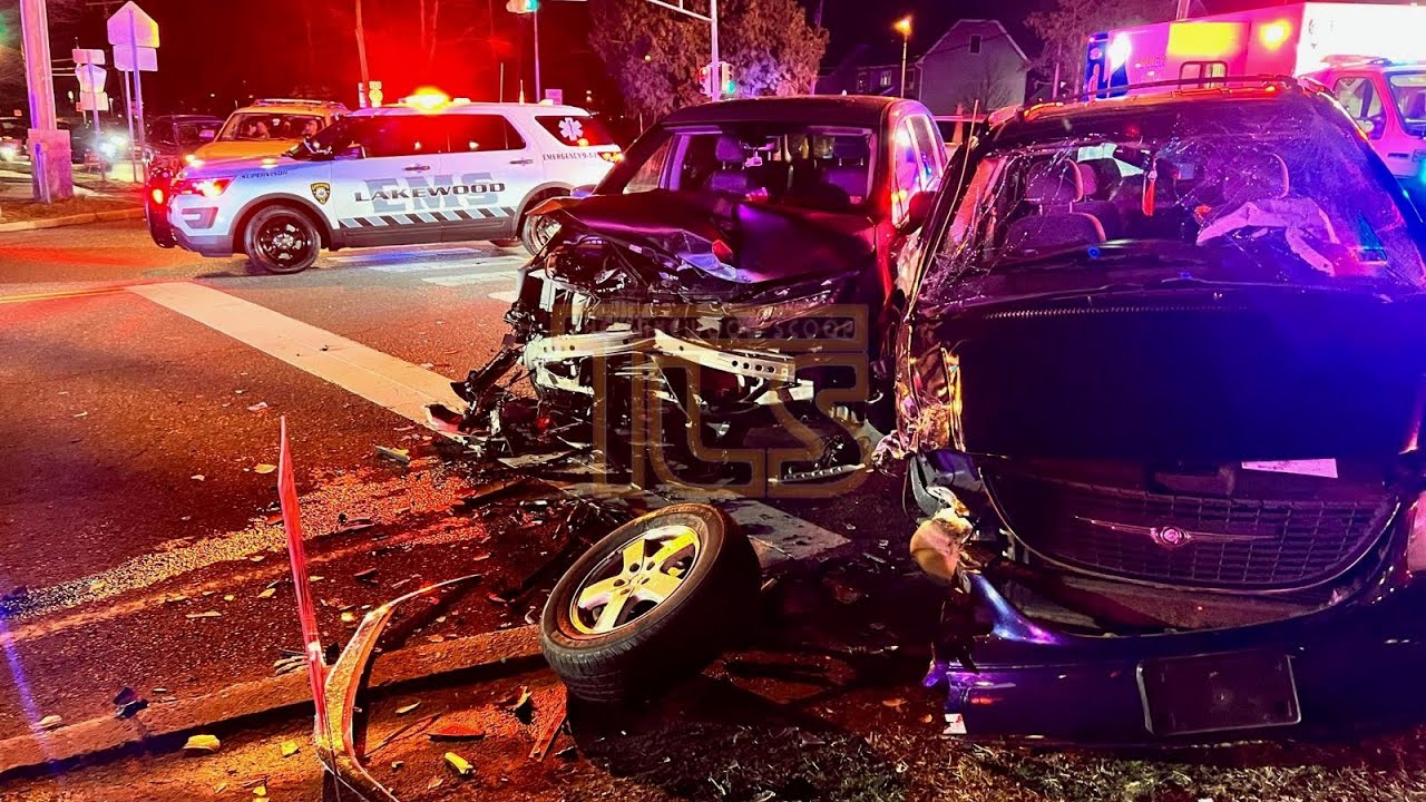Surveillance video captures accident in Lakewood that injured six