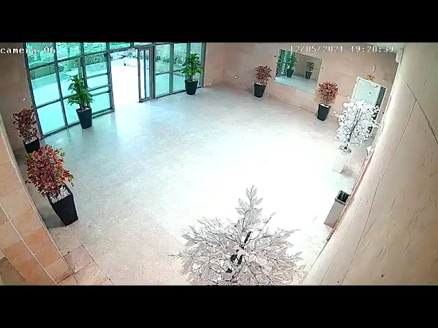 The Moment A Rocket From Gaza Hits An Entrance To A Building In Ashkelon