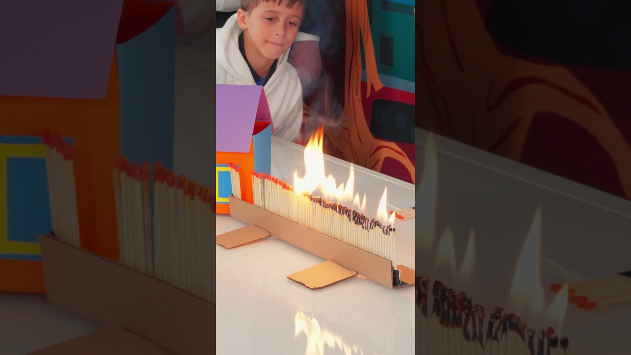 Fire Science with Dr Shnitzel #experiment #kids #science #funny #scienceexperiment #fun #challenge