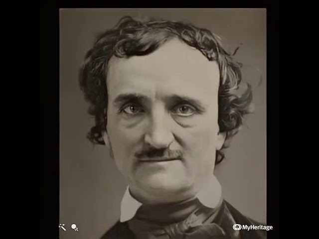 Animation of Edgar Allan Poe Alive! by My Heritage