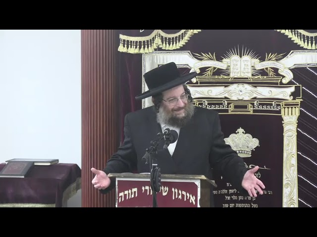 דרשת חיזוק והתעוררות  - ר' שלום יוסף פריעד שליט"א