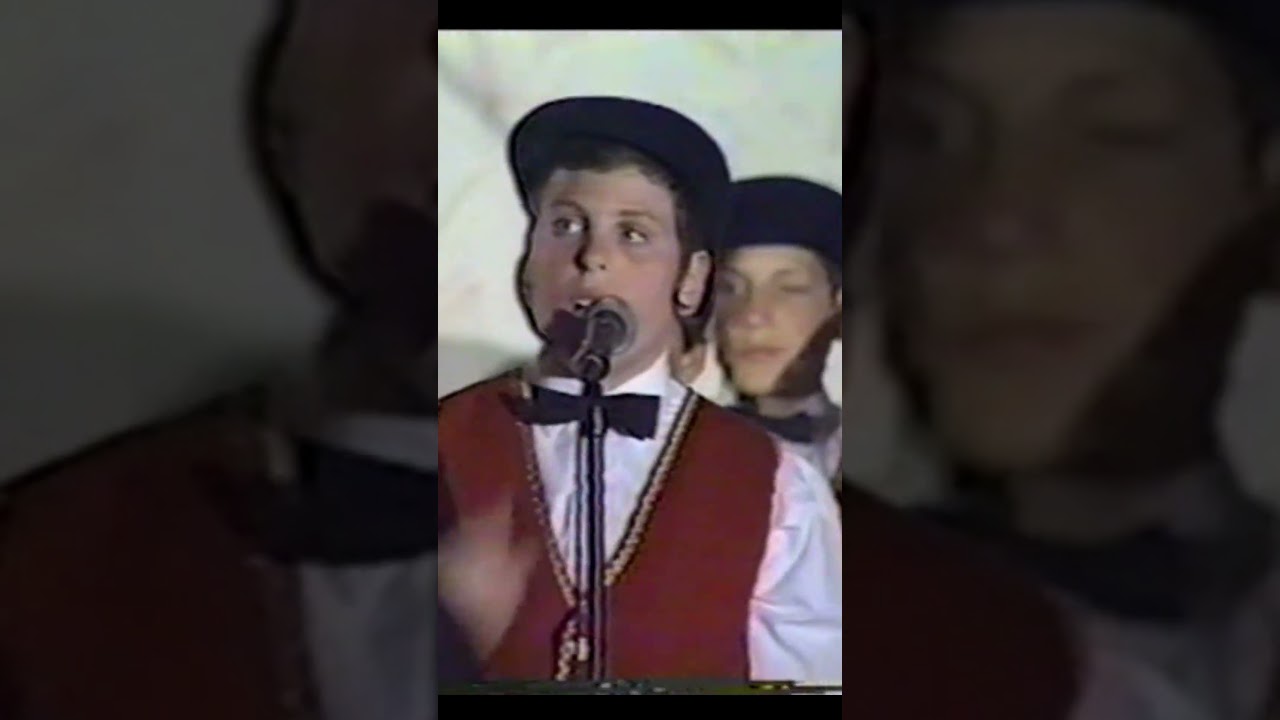 כי ניחם - tzlil vzemer ki nicham sung for first time 1988 detroit