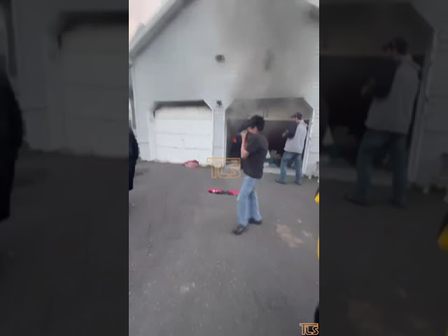 Fire in garage in Lakewood