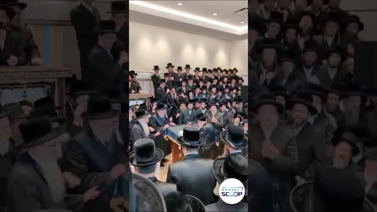 Hachnoses Sefer Torah in Skver - Donated by Avigdor Ostreicher | הכנסת ספר תורה בחצה”ק סקווירא