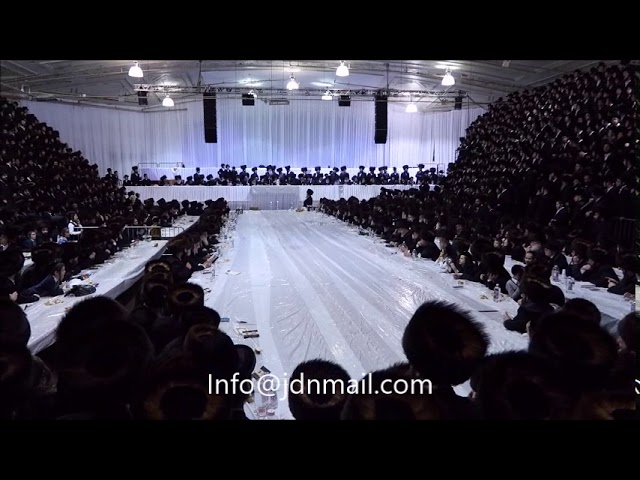 Forshpiel For Viznitzer Rebbe's Einikel In Hamilton Plaza in Boro Park - Cheshvan 5778