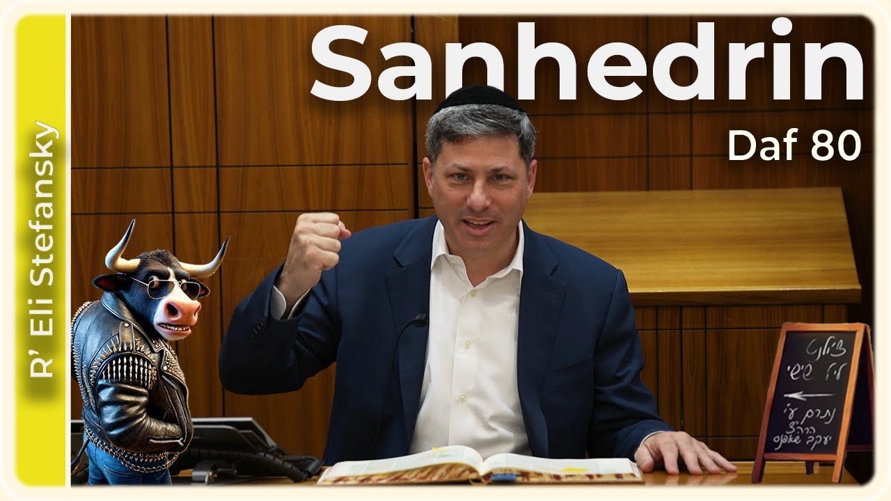 Daf Yomi Sanhedrin Daf 80 by R’ Eli Stefansky