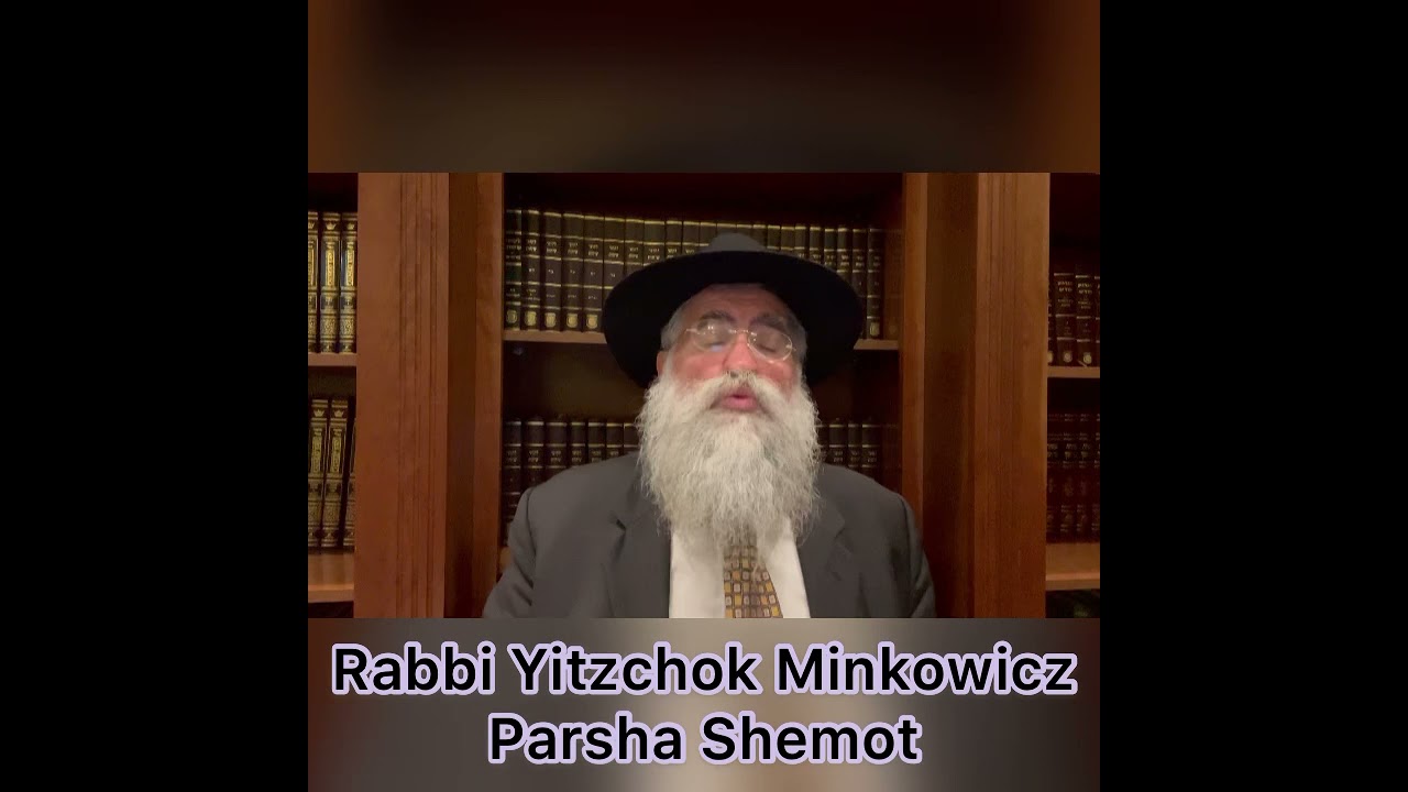 Rabbi Minkowicz Weekly Torah Lesson Parsha Shemot