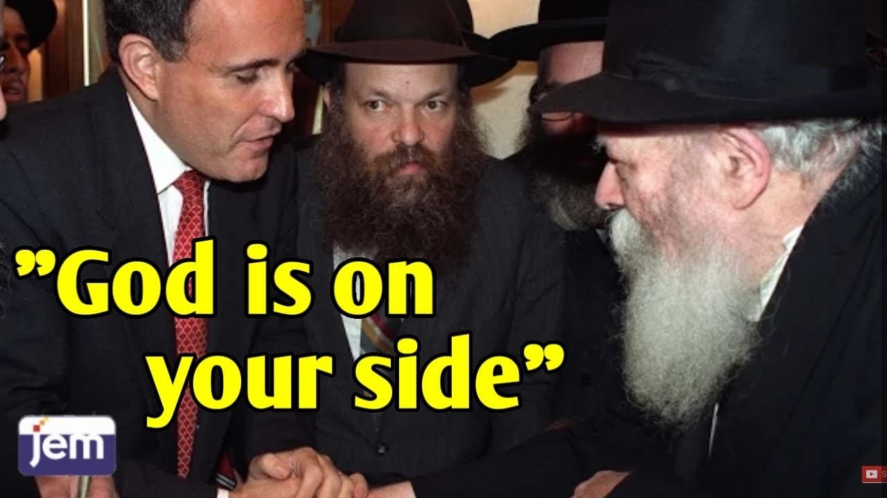 God Is on Your Side | NYC Mayor Rudy Giuliani Visits the Rebbe