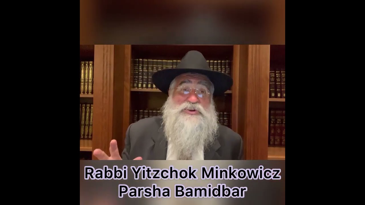 Rabbi Minkowicz Weekly Torah Lesson Parsha Bamidbar