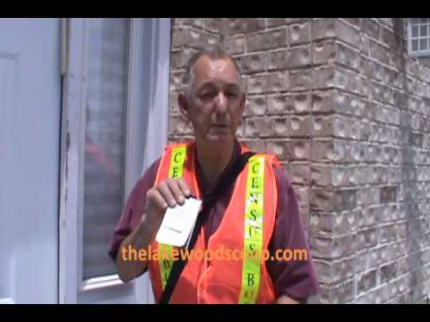 Census Enumerator Making His Way Around Lakewood