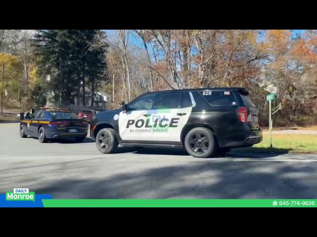 A car lost control and drove into the woods