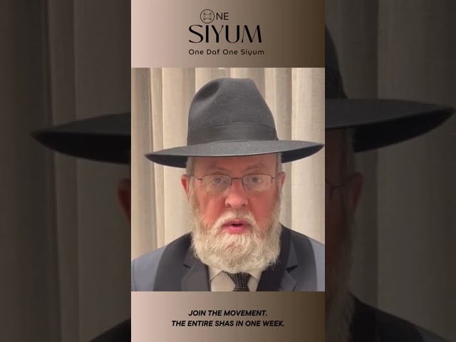 One Siyum