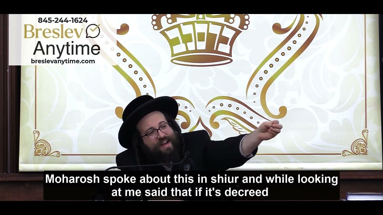 Rabbi Yoel Roth - Stop the blame game
