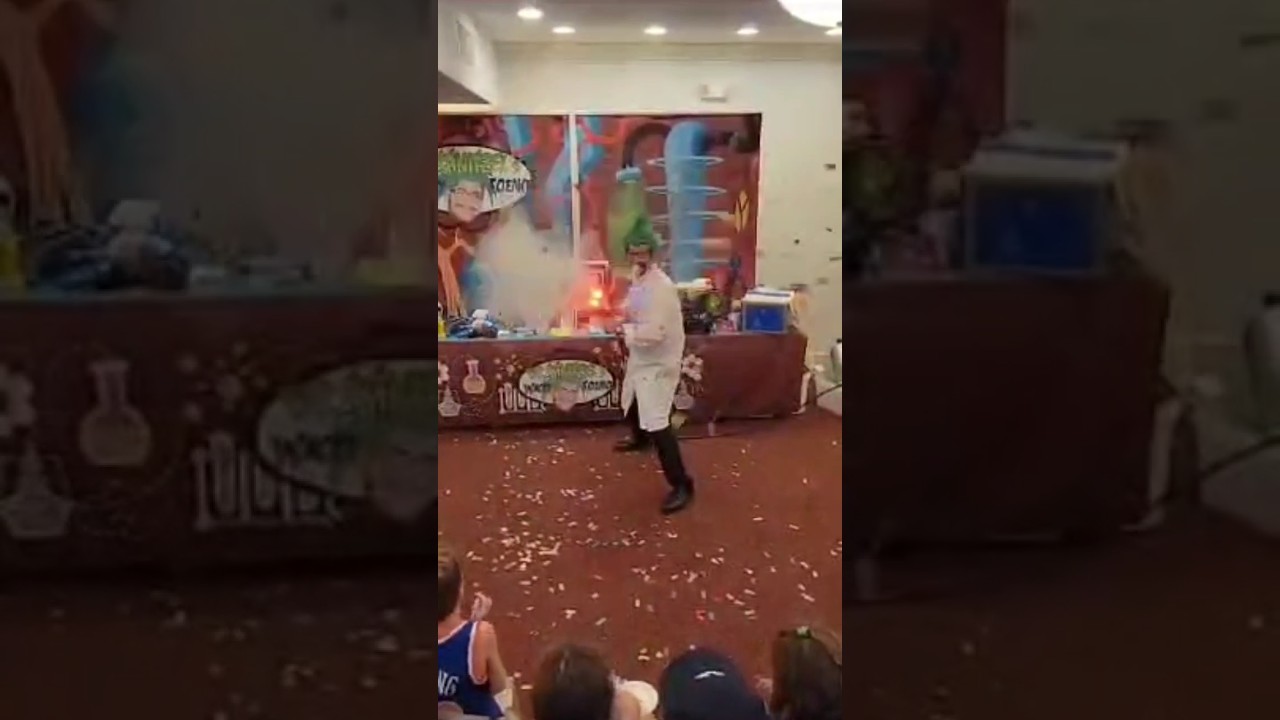 CO2 confetti shooter #scienceexperiment #confetti #nyc #kidsfun #summercamp #summerevents #co2