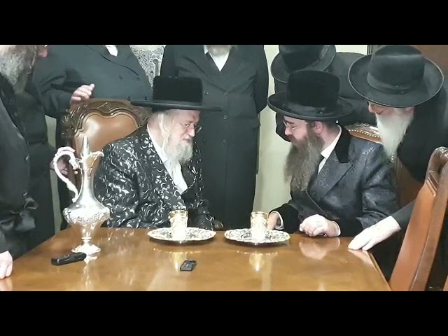 באזוכן פון כ״ק אדמו״ר מסאדיגורא ירושלים שליט״א ביי אדמורים ורבנים שליט״א אין ניו יארק