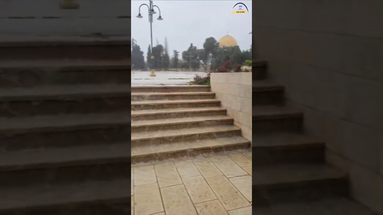 זה מטורף!! הר הבית בעלייה סוערת!🌧