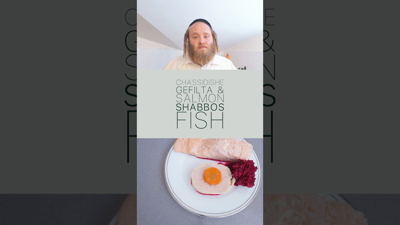 Gefilta & salmon chassidish shabbos fish