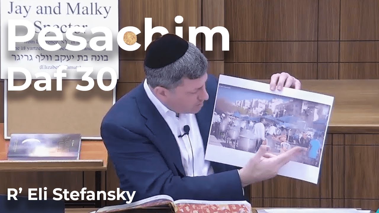 Daf Yomi Pesachim Daf 30  by R’ Eli Stefansky