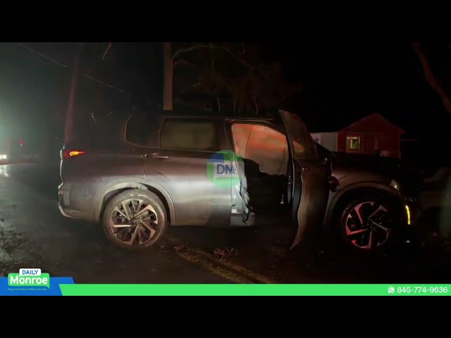 Head-on collision on Bull Mill Road.