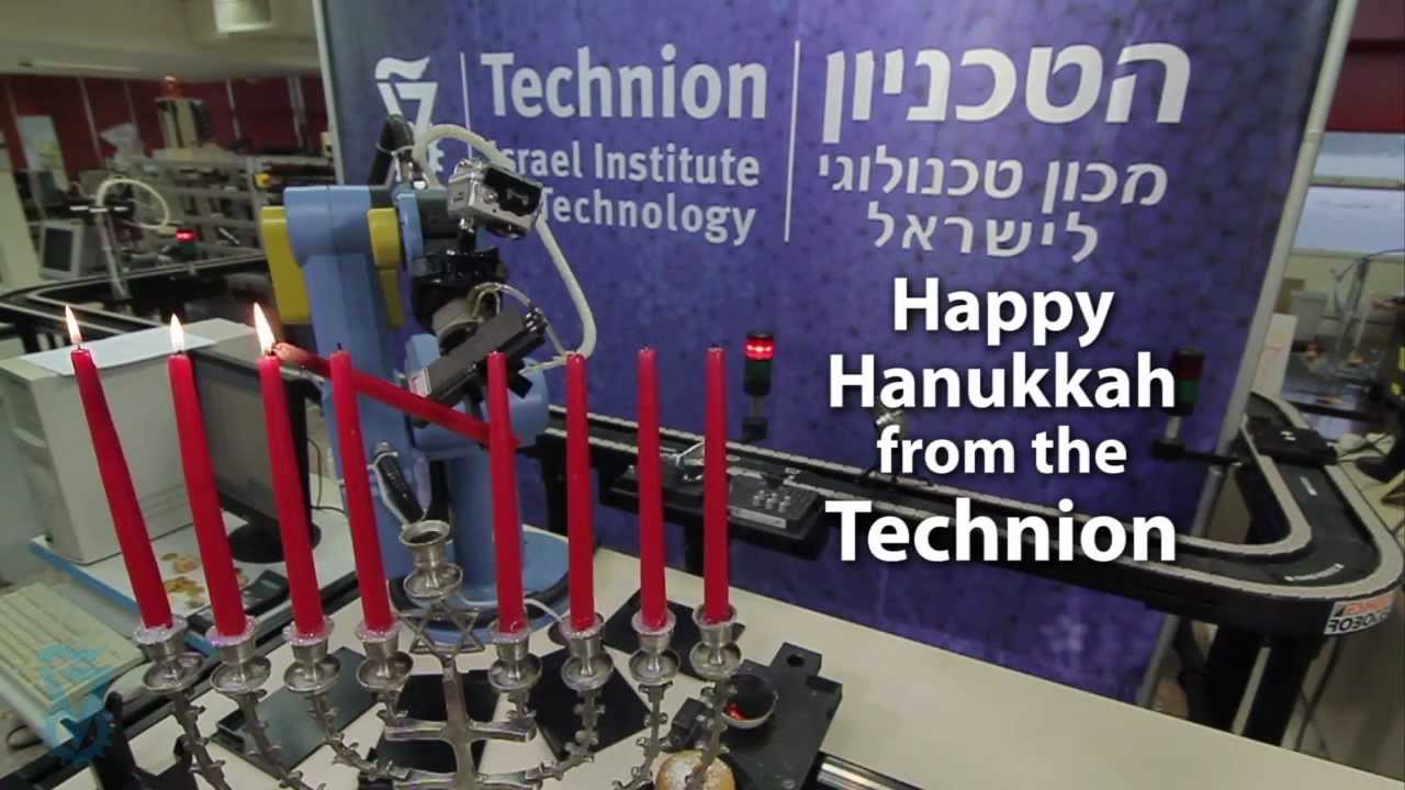 For Hanukkah Light that Menorah Technion Rube Goldberg Machine Chanukah