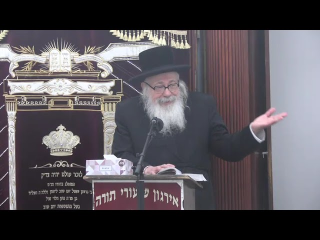 דינא דבר מצרא - ר' יעקב אלי' אונסדארפער שליט"א