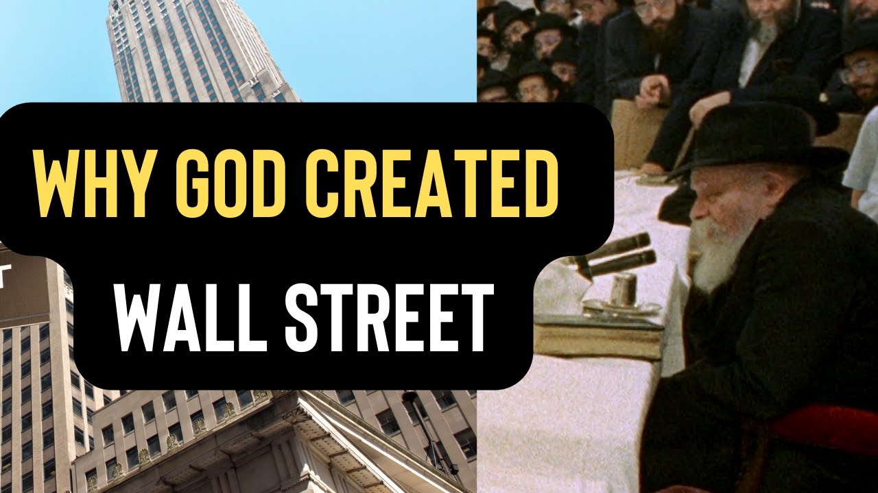 The real reason God created Wall Street
