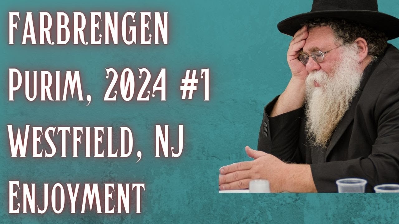 Purim Farbrengen, Westfield, NJ, 2024 #1-  Why did G-d allow Haman to try killing Jews? RC Dalfin