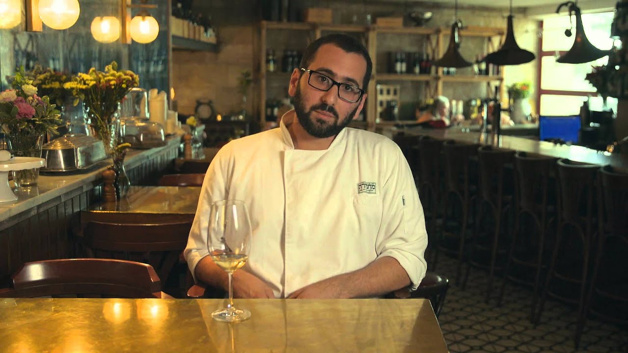 Chef Nir Levy of MachneYuda Restaurant Group with Colel Chabad
