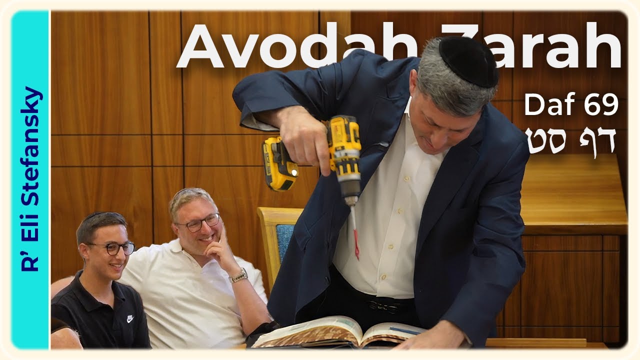 Daf Yomi Avodah Zarah Daf 69 by R' Eli Stefansky