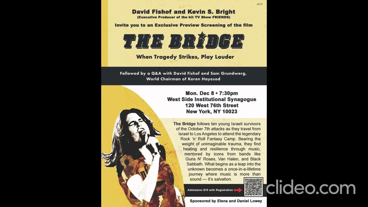David Fishof's New Film The Bridge Featured on JM in the AM