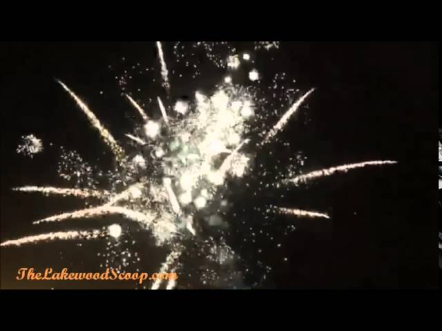 Fireworks on Street Lakewood July 4 2015