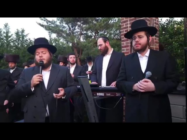 חופה מרגשת עם לוי פאלקוביץ והערשי ויינברגר והקלידן יוסי גולדמן וארי ברנד