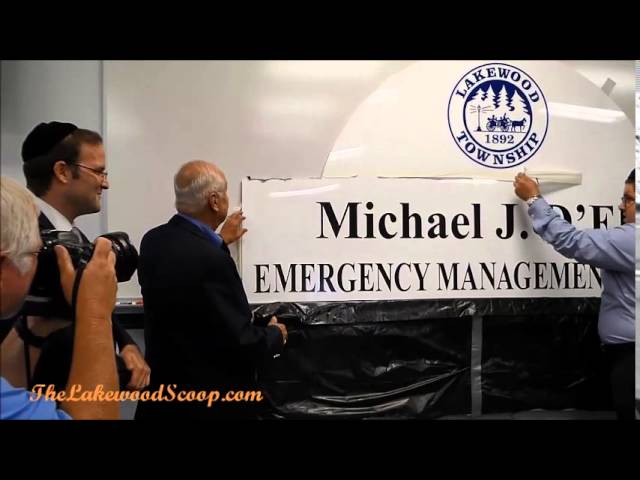 New Mike D'Elia Emergency Management Center Unveiled in Lakewood