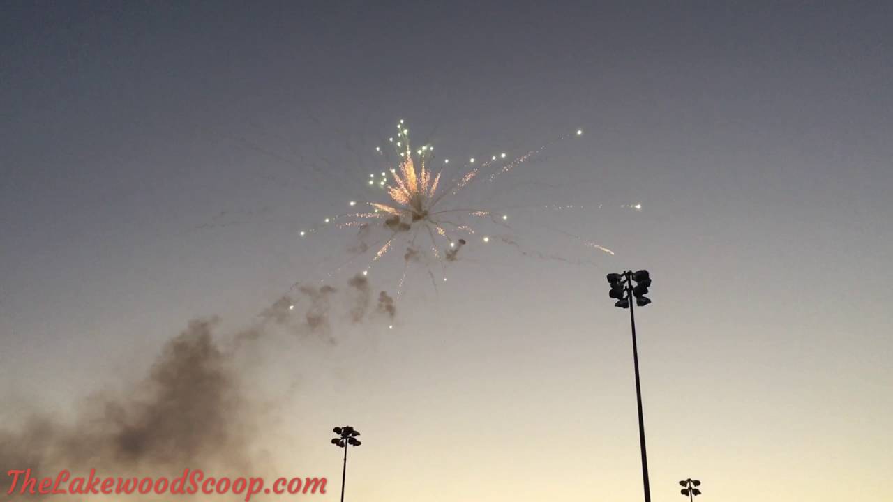 Fireworks at Lakewood Night Out Against Crime