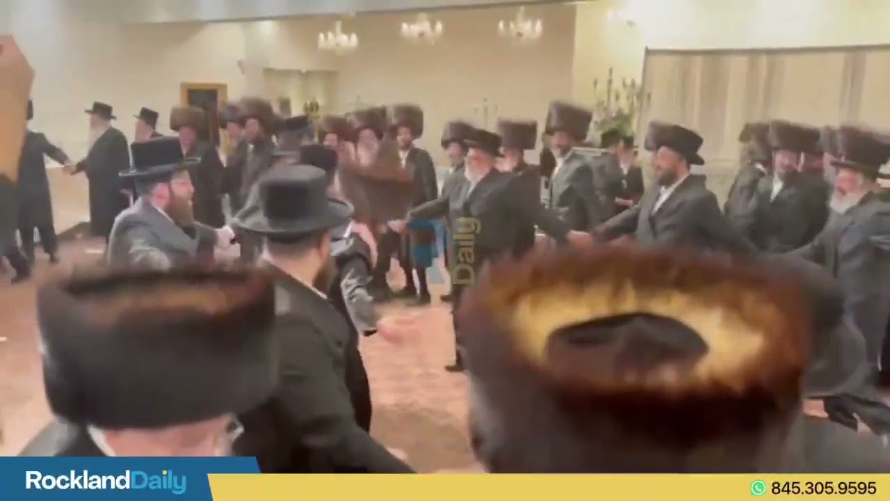 Elected officials, community leaders & Askanim attend the wedding son of Assemblyman Aaron Wieder.