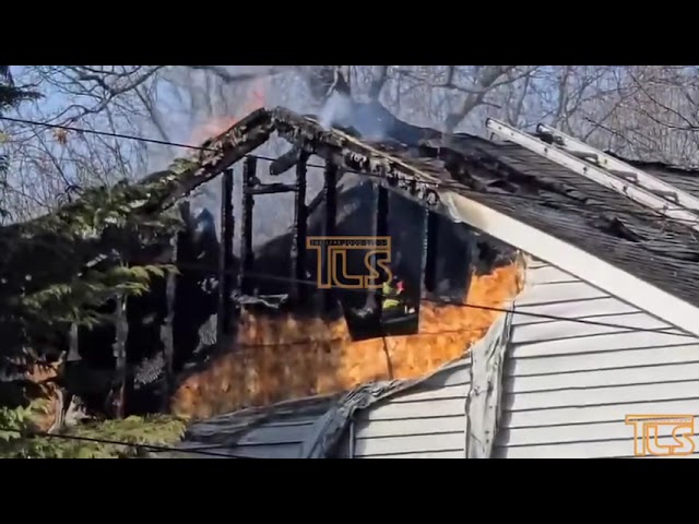 Structure fire in Howell