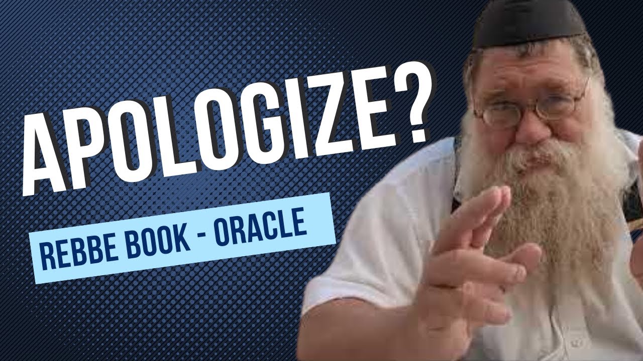 New book Abt Rebbe includes info that requires Teshuva - Apology, it's never too late