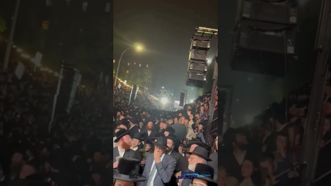 האדמו"ר מבאבוב-45 ביים הדלקה ל"ג בעומר