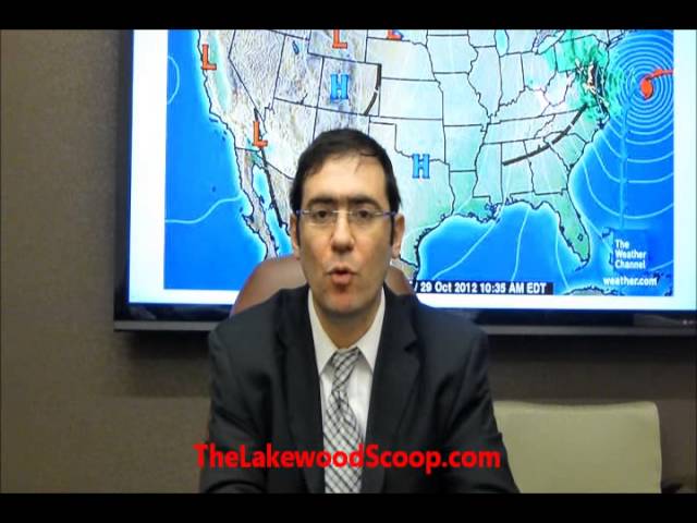 Mayor Menashe Miller Hurricane Sandy Update Information Monday