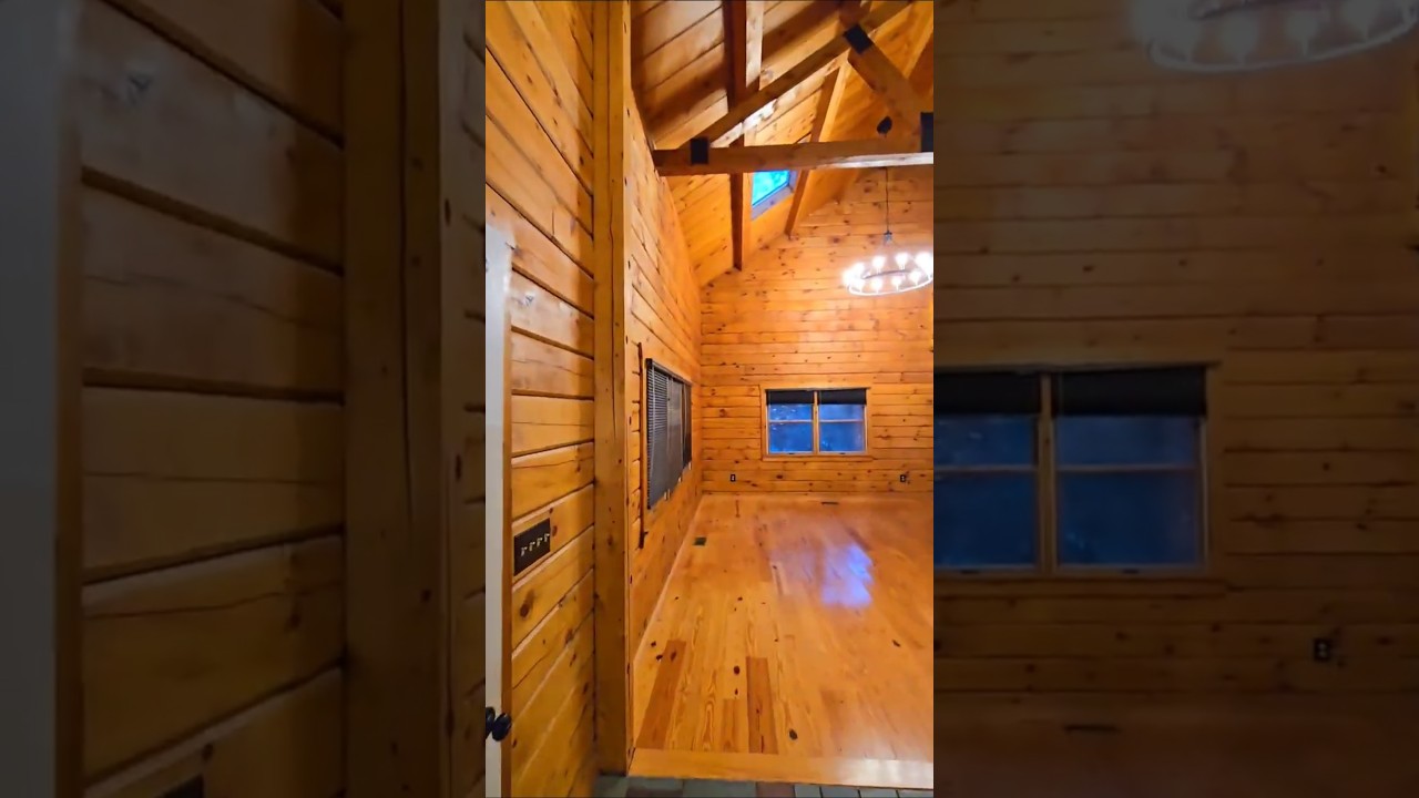 Look at This Cozy Log Cabin Rental Overlooking a beautiful lake in Pine Lake Park Manchester