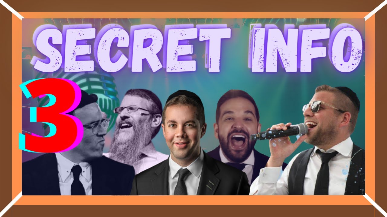 The Secret Info Show Episode 3 (Latest Updates on Jewish Music) | Jewish Hock 🤐🤫