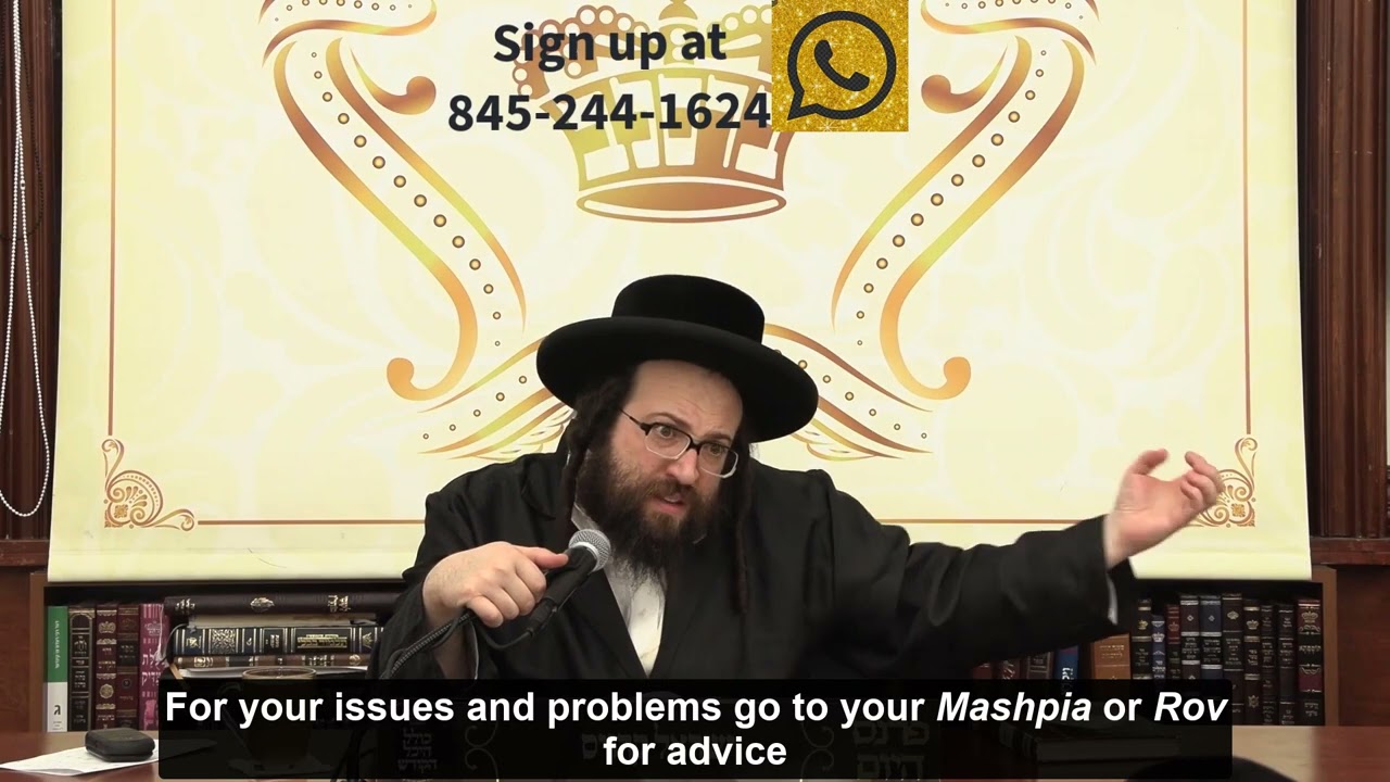 Rabbi Yoel Roth - Only share with your parents positive things