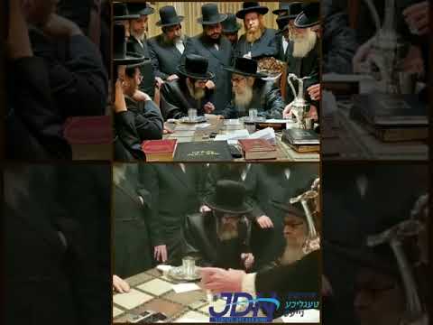 כ"ק אדמו"ר מסקולען שליט"א בביקור אצל כ"ק אדמו"ר מסאטמאר שליט"א