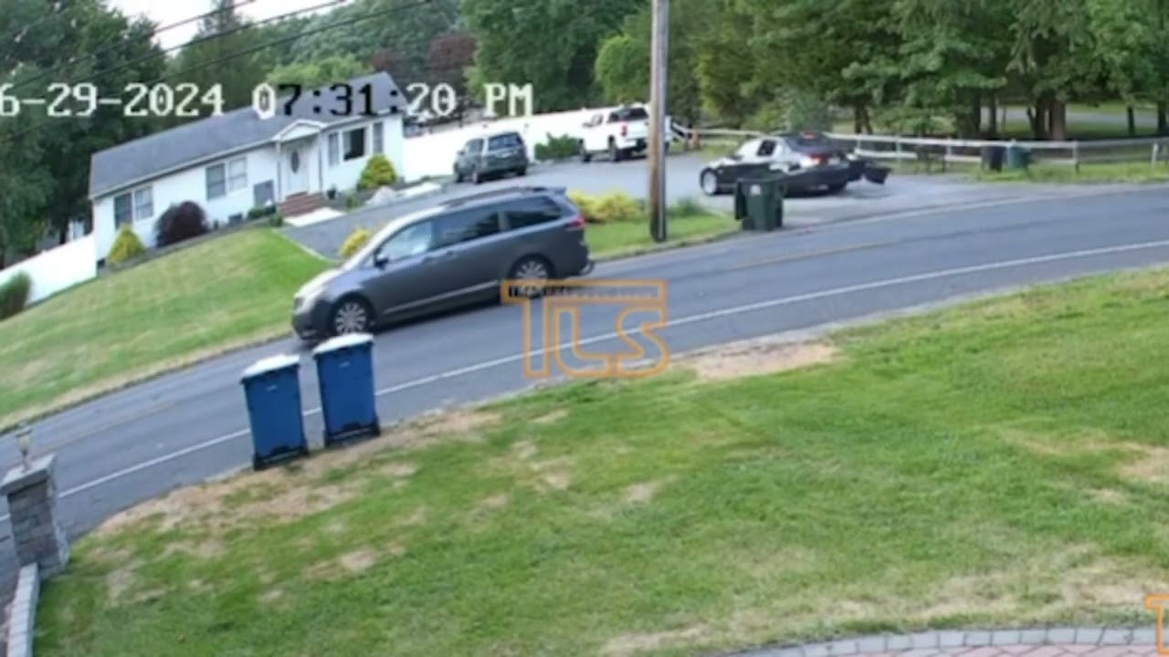 Graphic surveillance video of motorcycle accident that left cyclist seriously injured in Toms River