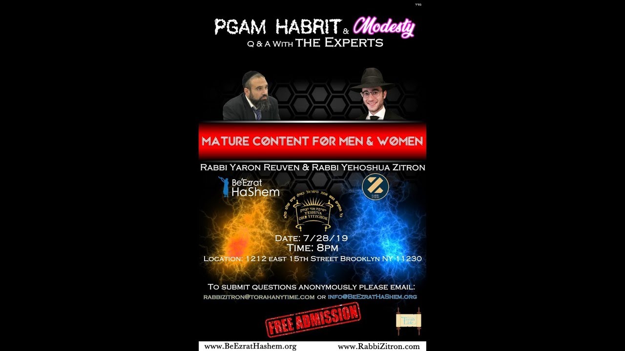 Pgam HaBrit/Wasting Seed Q&A and FIREY DEBATE