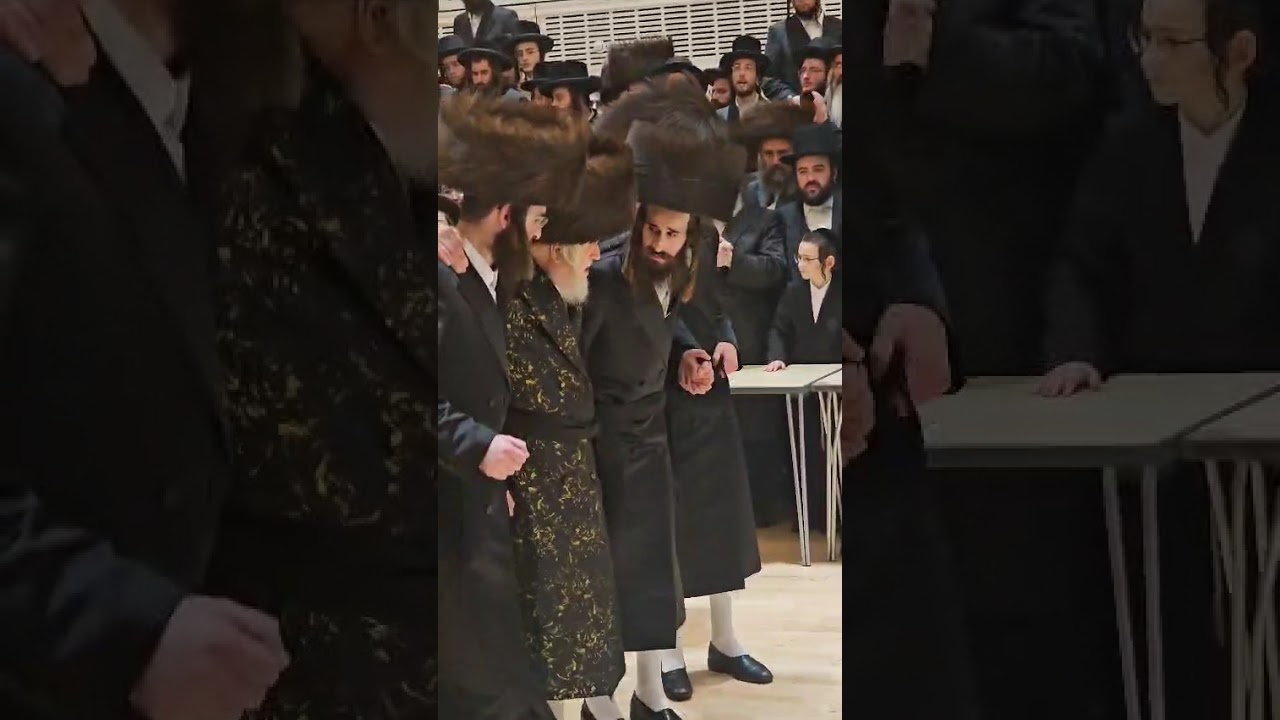Munkatcher Rebbe Dances Mitzvah Tantz In London - Cheshvan 5786