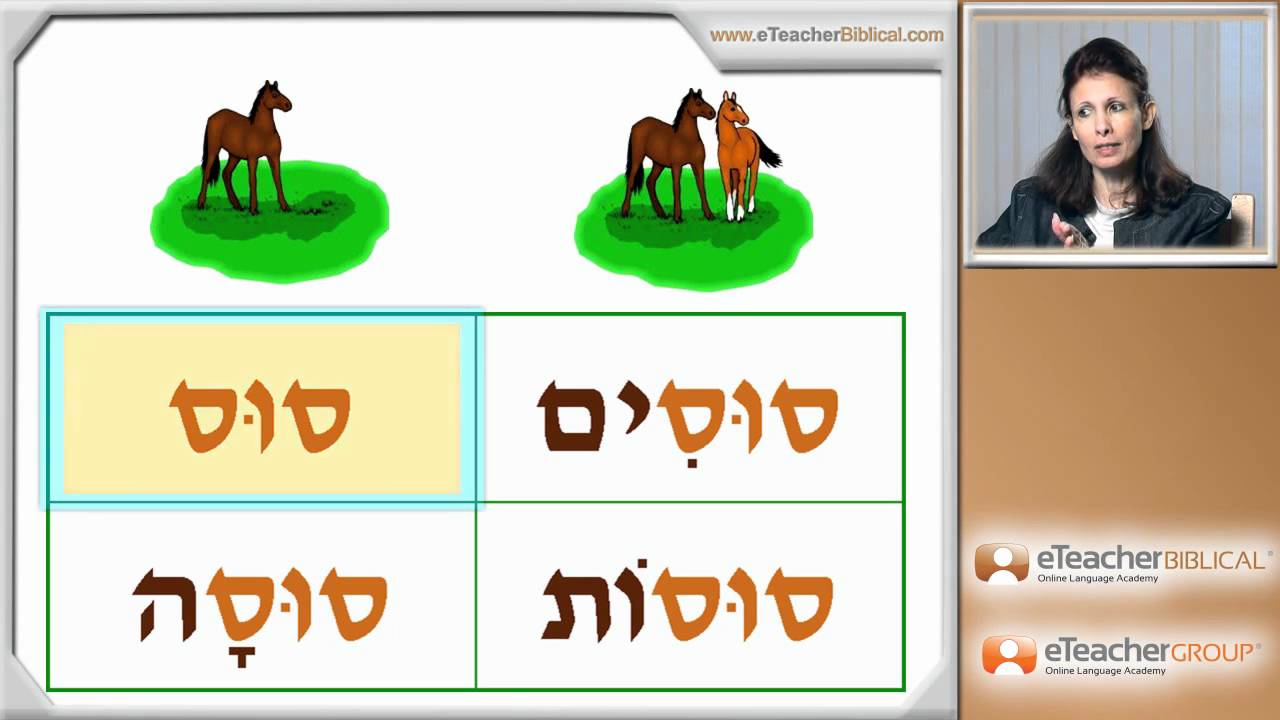 Learn Biblical Hebrew - lesson 6 - Nouns and Adjectives | by eTeacherBiblical.com
